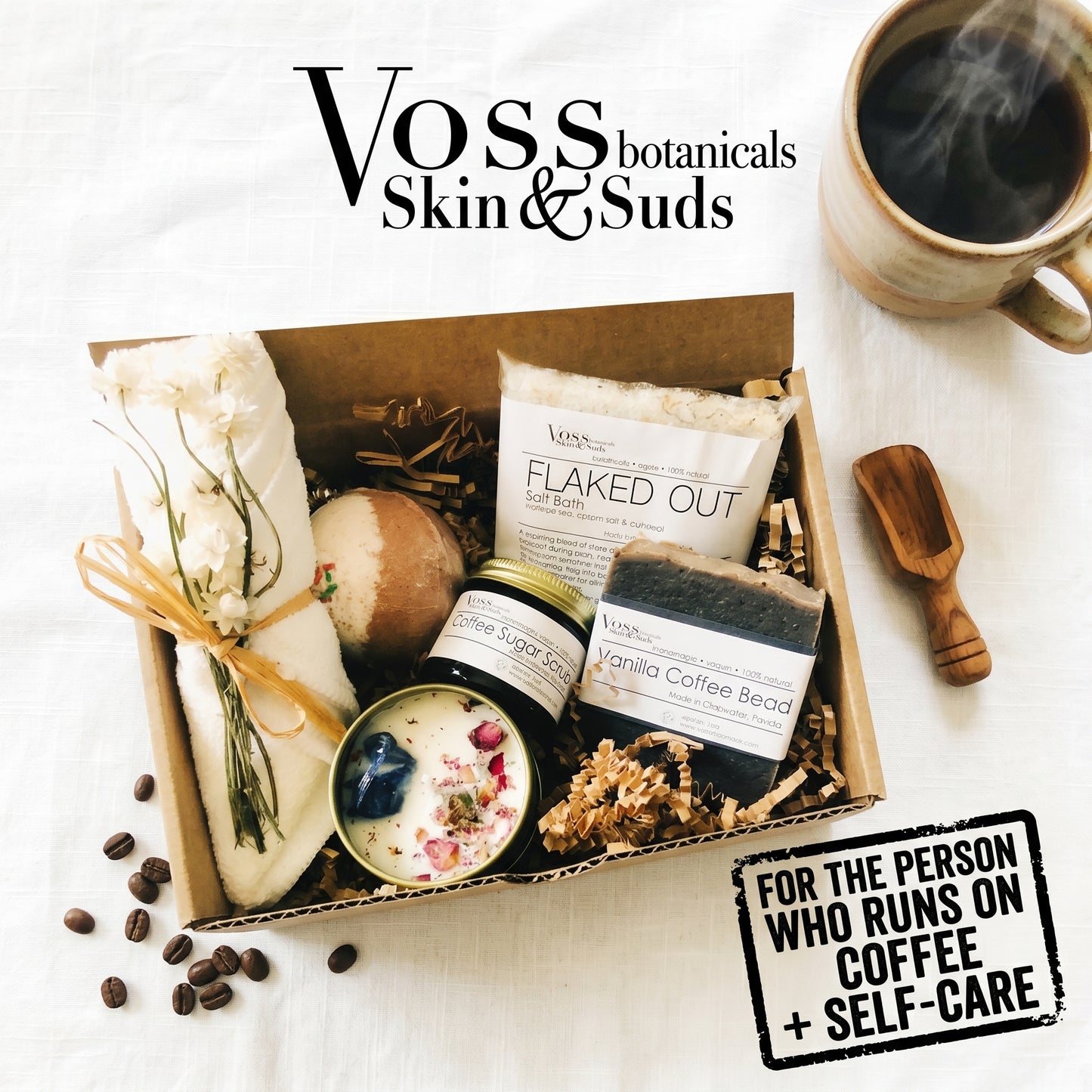 Coffee Body Scrub – Exfoliating Sugar Scrub with Vanilla & Cocoa Butter