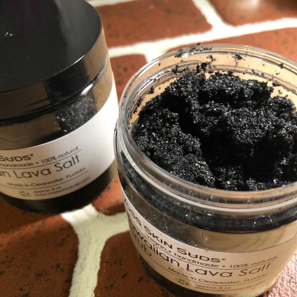 Charcoal Sea Salt Scrub