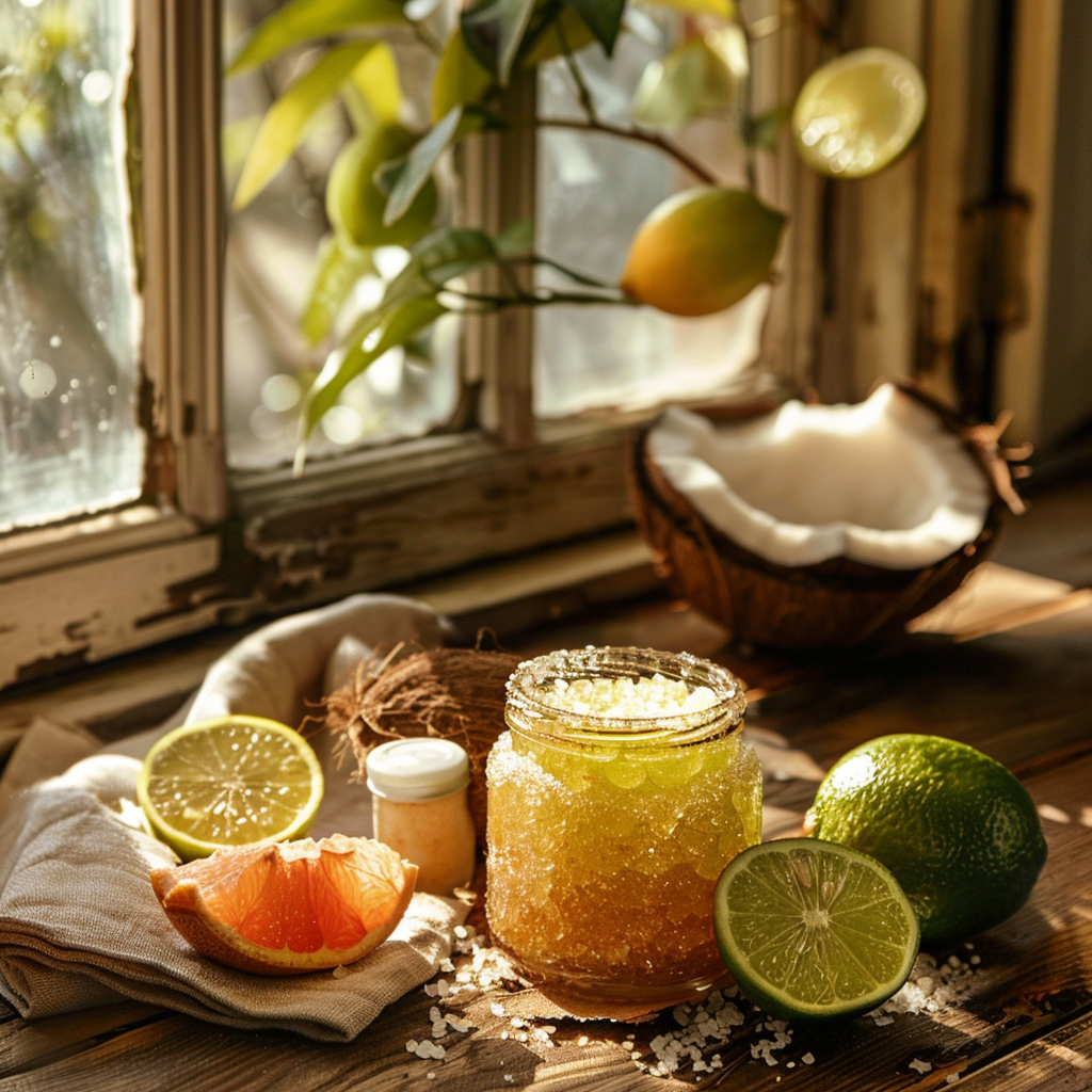 Lime & Coconut Sea Salt Scrub