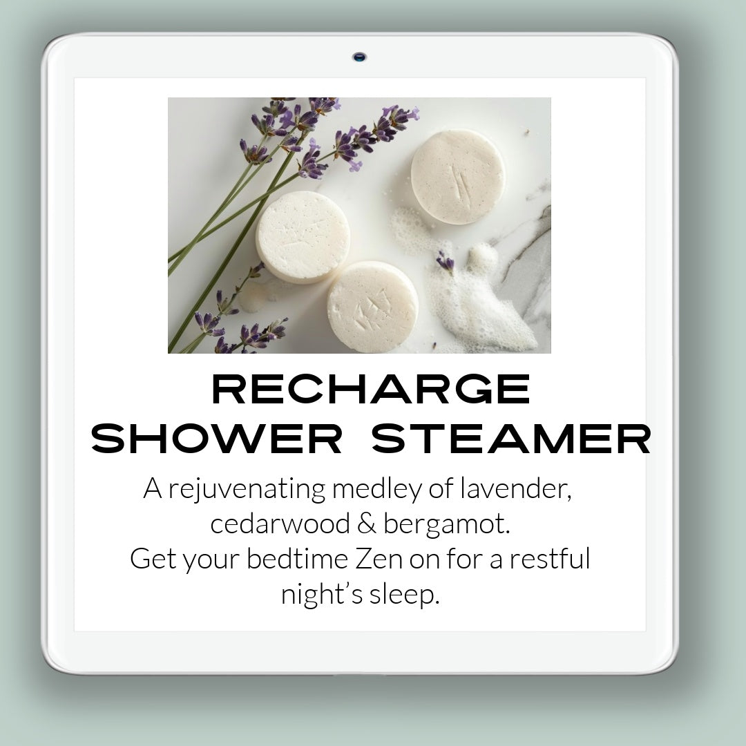 natural shower steamers: Aromatherapy Essential oils Refreshing Invigorating Relaxation Eucalyptus Peppermint Lavender Citrus Stress relief Wellness Spa experience Energizing Mental clarity Revitalizing