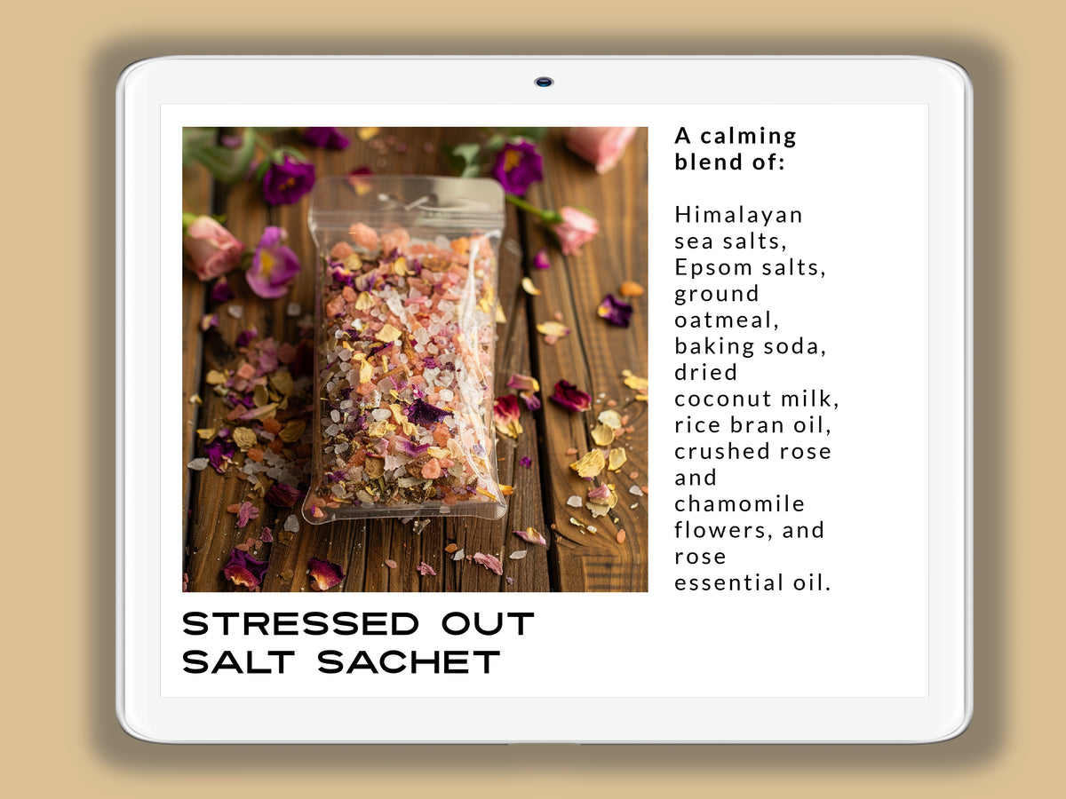 Mineral Bath Salts — Stress Relief & Relaxation Soak