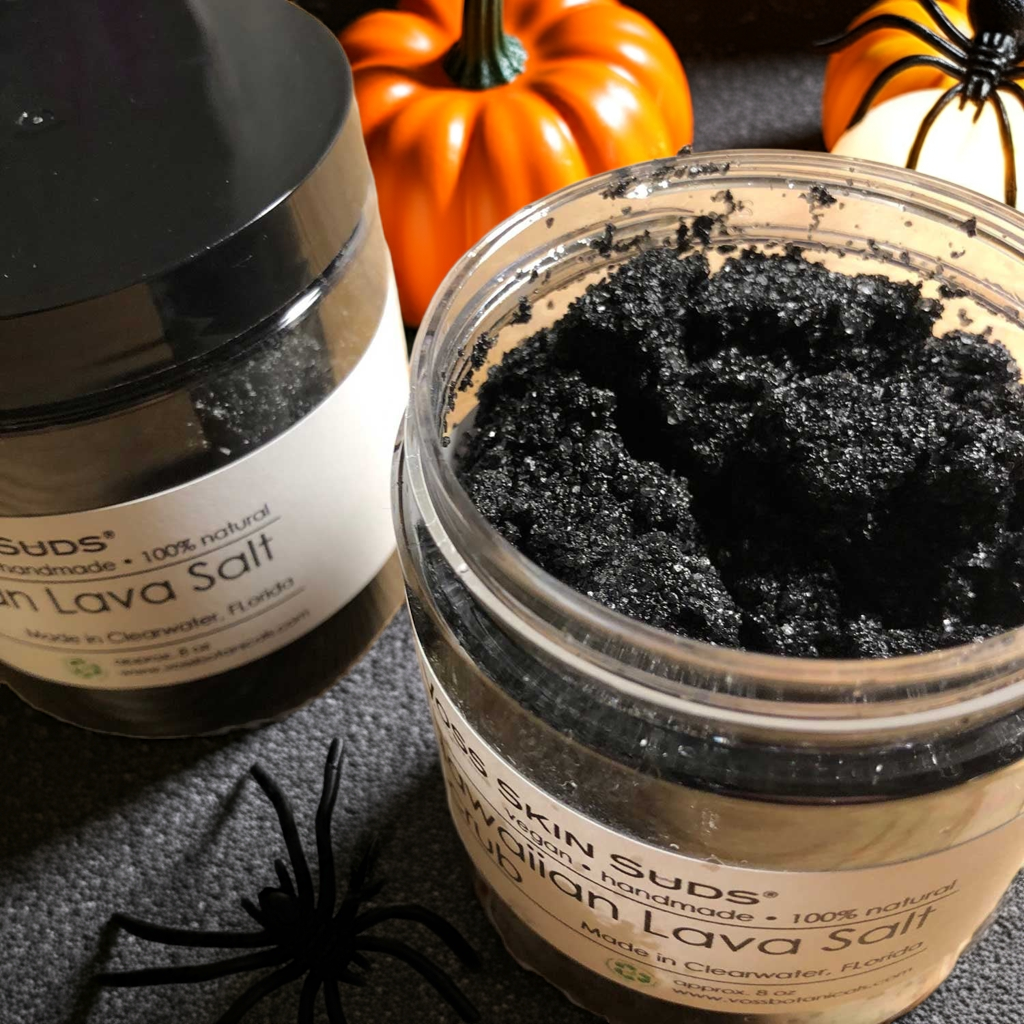 Charcoal Sea Salt Scrub
