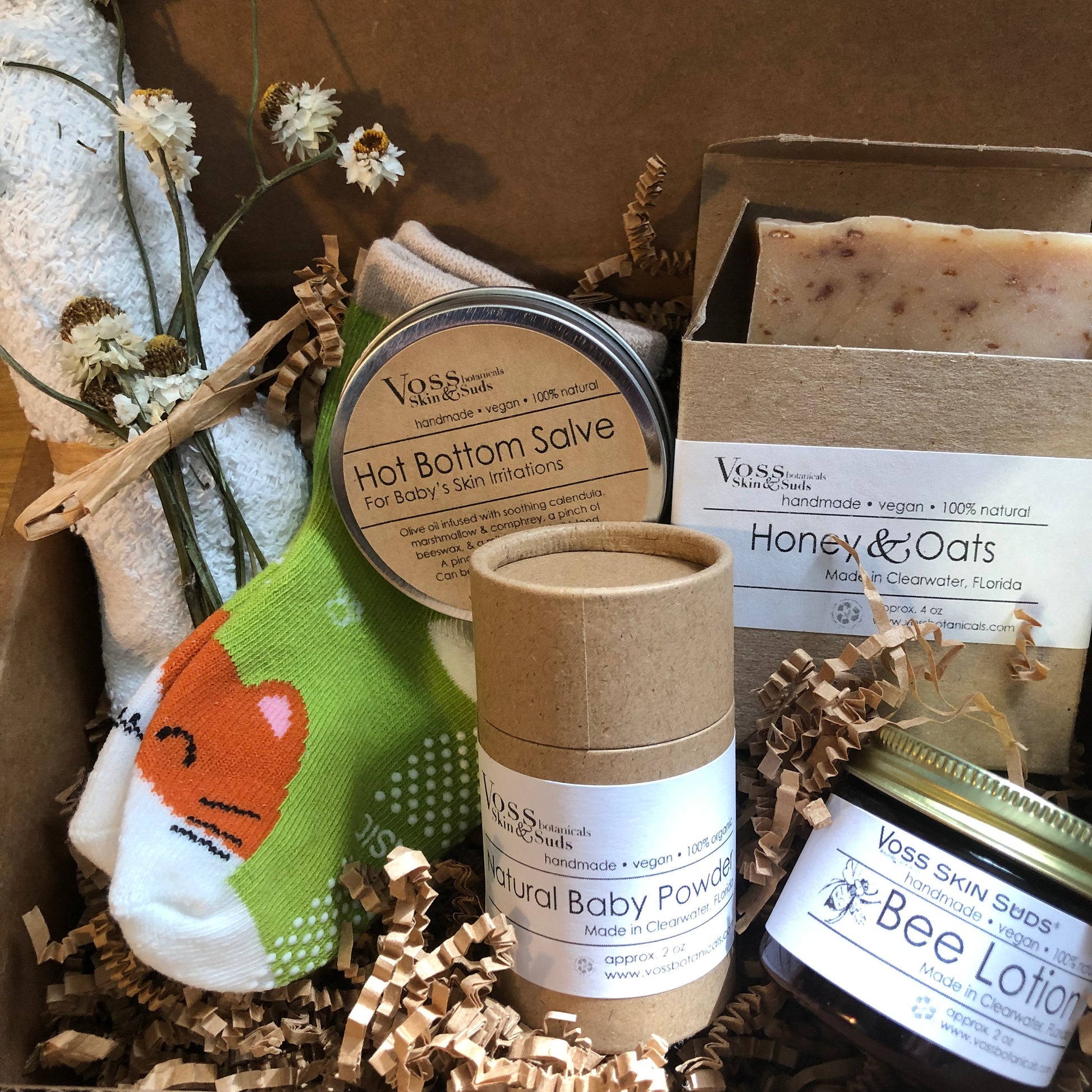 PRODUCT FOOTPRINTS Natural ingredients Phthalate, Sulfate, Petroleum & Paraben Free Vegan Free of Synthetic Fragrances Free of Synthetic Dyes GMO & Gluten-free Non Toxic Handmade Sustainable Innovation Made in the USA Cruelty Free Zero Waste Low Carbon Footprint eco friendly   Holiday care package gift box gift for her relaxation gift self care box self care gift box spa gift box spa gift set thank you gift box birthday gift new mom gift relaxing bath set spa gift set spa kit