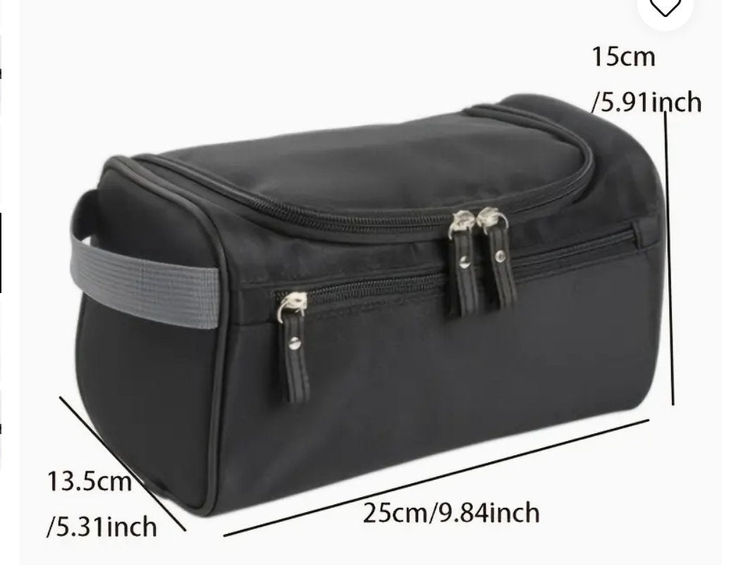 Men's Travel Bag with Grooming Supplies