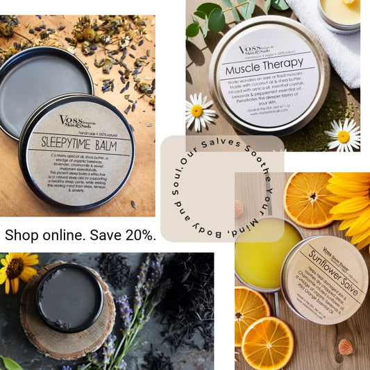 From sleepy nights to shiny hair & happy paws 💤🥭🐾—our salves & balms heal, soothe & pamper every part of you!