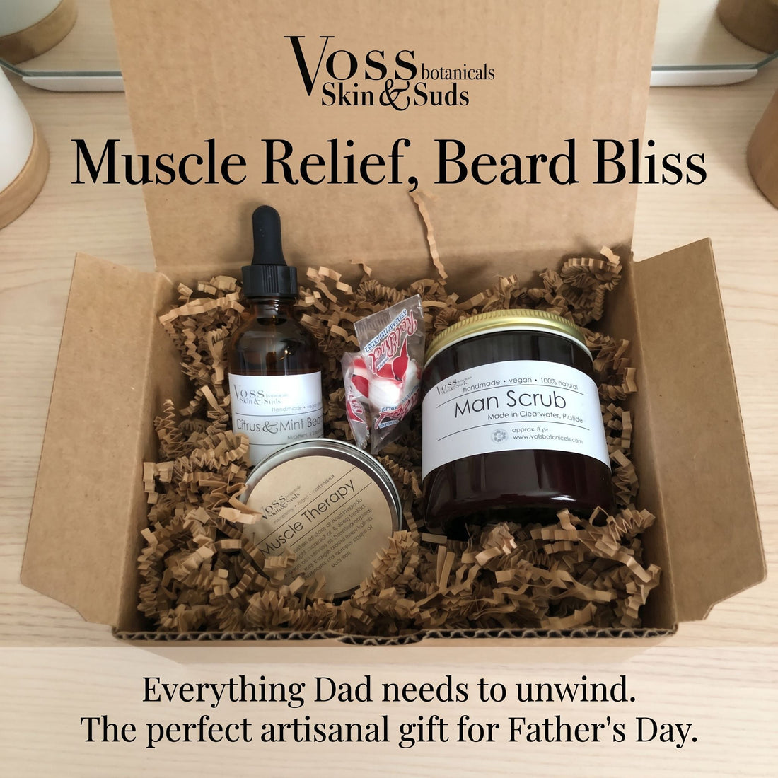 Last-Minute Father’s Day Gifts He’ll Actually Use: Handmade Grooming & Self-Care from Voss Botanicals
