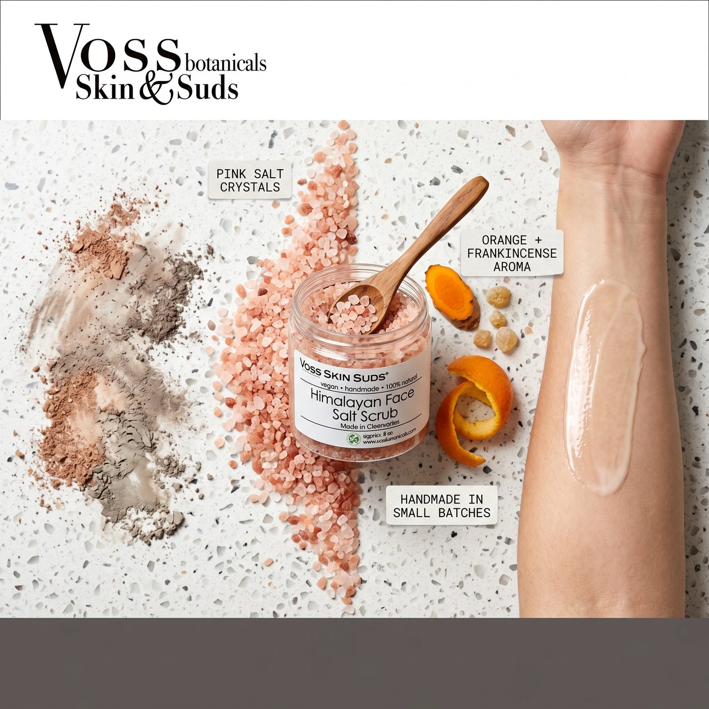 Exfoliating Himalayan Salt Body Polish for Radiant Skin