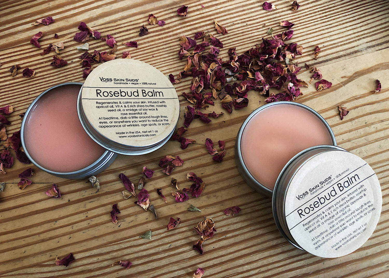 Rosebud balm helps even skin tone