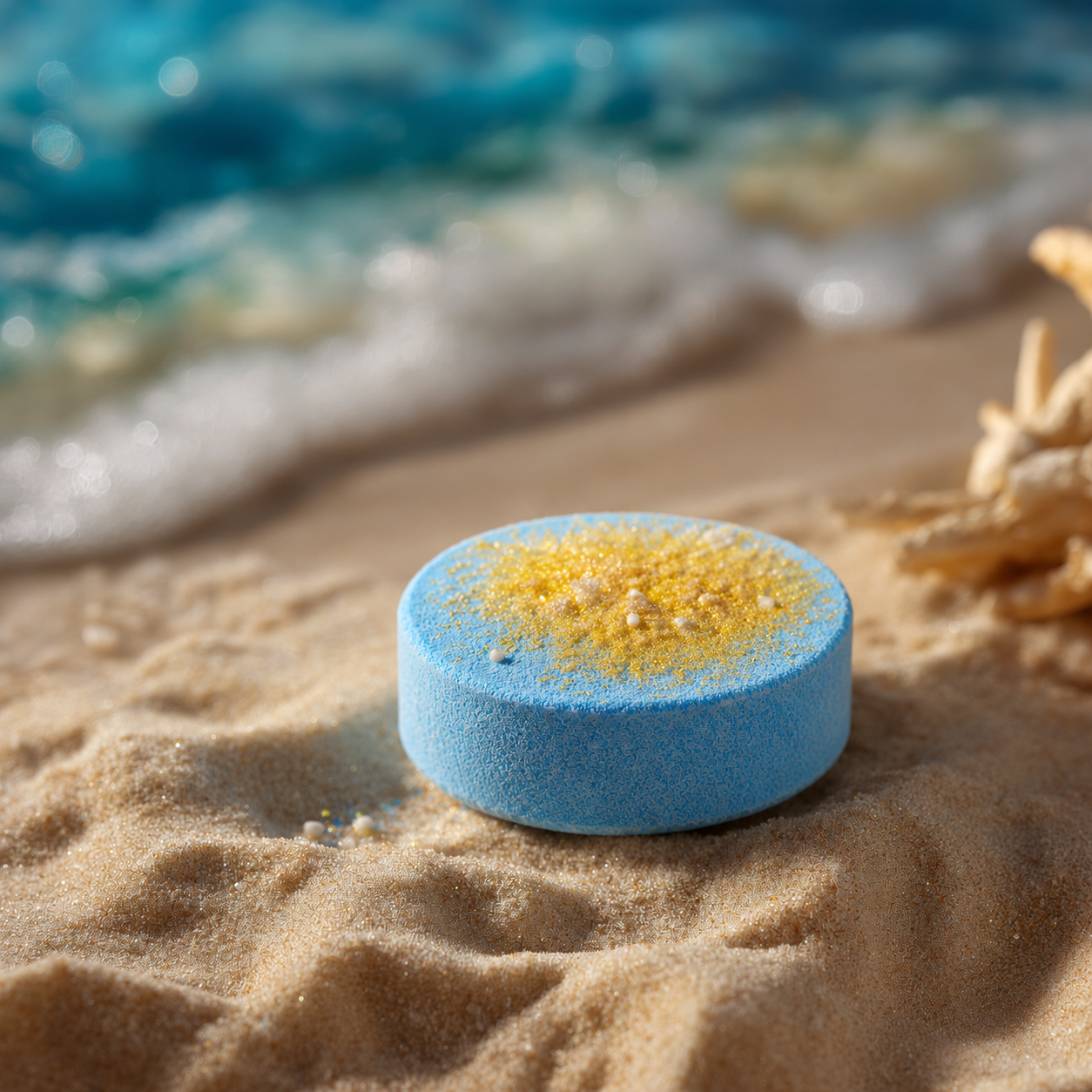 Vegan Bath Bomb, Handmade Natural Aromatherapy Bath Soak, Cruelty-Free Self Care Treat
